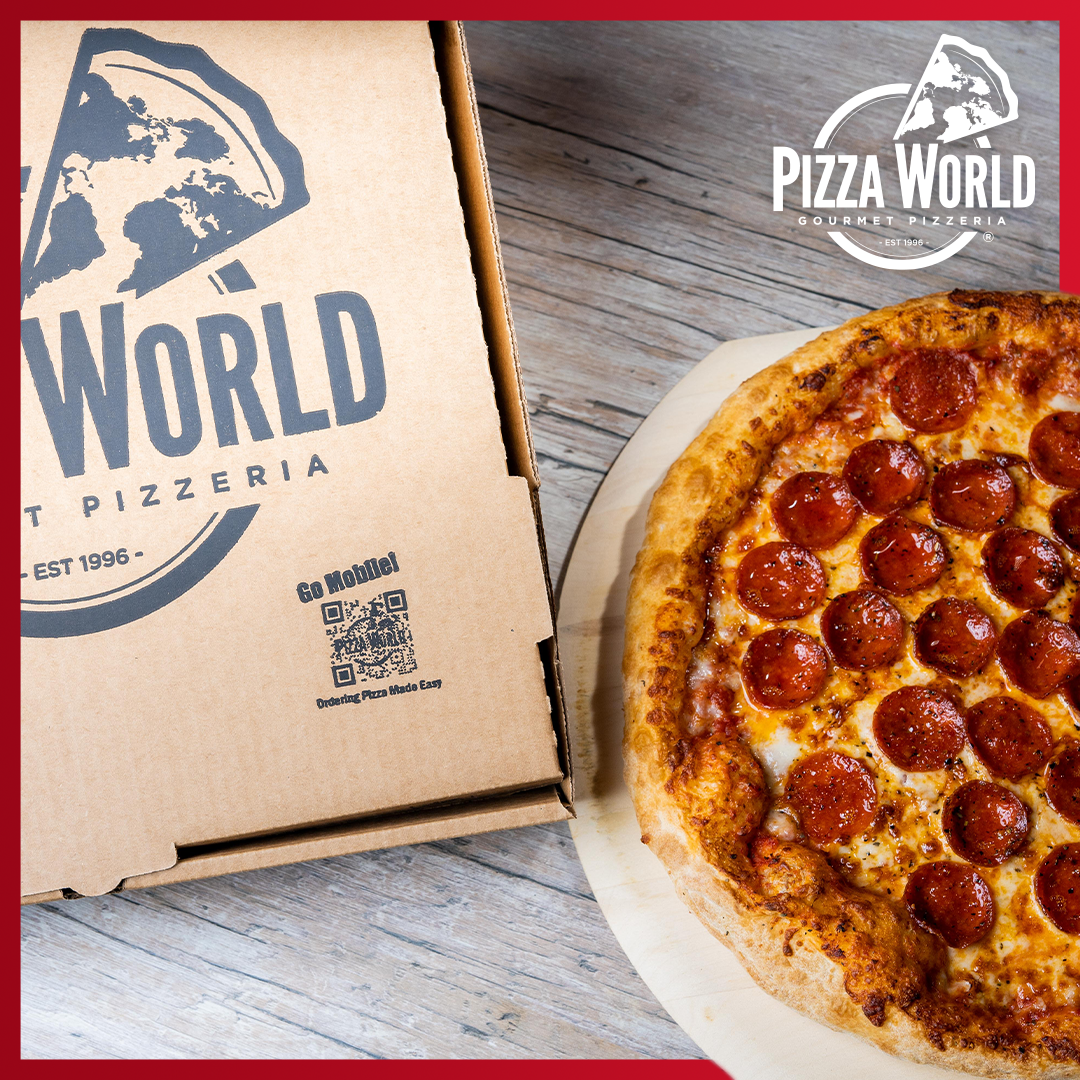 Fresh gourmet pizza