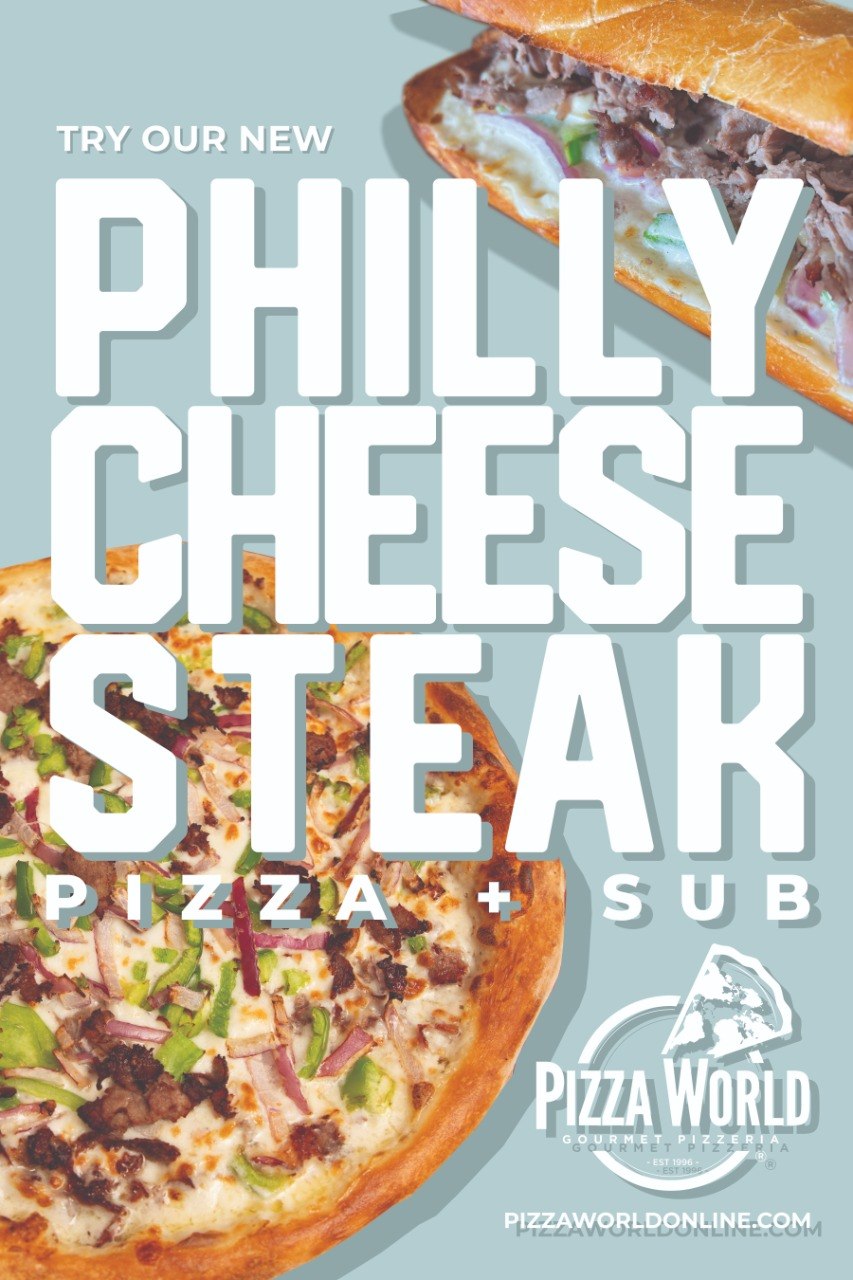 Philly Cheesesteak Pizza + Sub